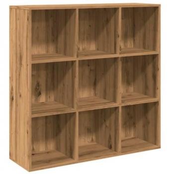 Estantería Roble Artisan 98x29x97,5 cm, Pantalla de privacidad, Estante de Libros, gabinete de Almacenamiento, estantería de Libros