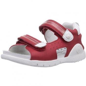 Biomecanics 152181 - Sandalias de vestir de piel para niño, color rojo, talla 24