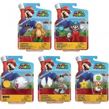 Figura Articulada Super Mario - Hammer Bro 10cm con Accesorio Martillo Nintendo