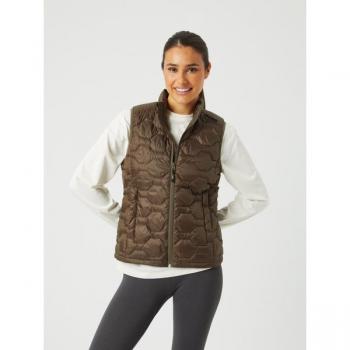 Björn Borg Brown Lightweight Down Liner Vest, Size S
