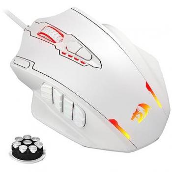 Redragon M908 RGB Wired Gaming Mouse with 18 Programmable Buttons and 12,400 DPI