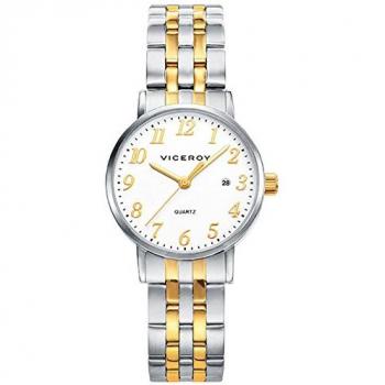 VICEROY 42224- 94, Reloj para hombre, acero bicolore