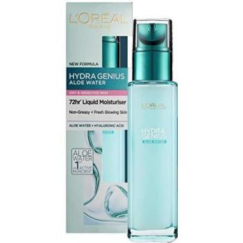 Crema hidratante líquida Hydra Genius para piel sensible de L'Oréal Paris 70 ml