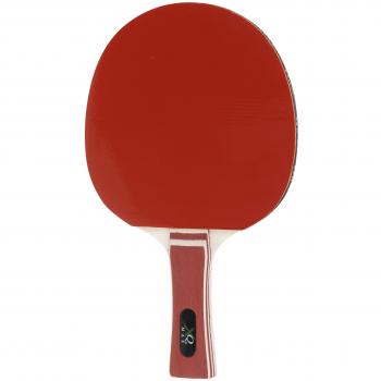 XQ Max Unisex Raqueta de Tenis de Mesa, Nivel 3.0, Rojo