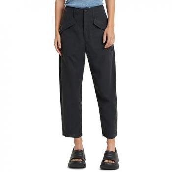 Pantalones Pilot Recortados de Mujer G-Star Raw Negros 28 Casual Viscosa 2024