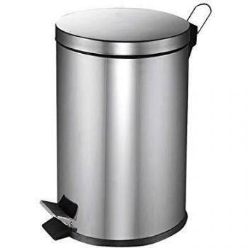 Cubos de basura con pedal 20L de acero inoxidable RVS