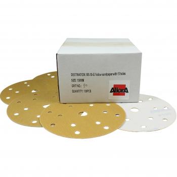 allora Oro – Muela de P150 d150 mm 15 Agujero lija 100 hojas