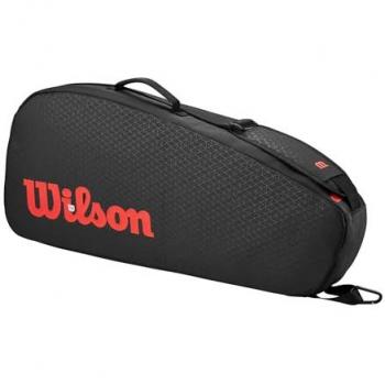 Wilson Clash V3 Super Tour 3 Pack Tennis Racket Bag - Black