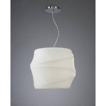Lámpara colgante Bambu 1 bombilla E27 Outdoor IP44, blanco ópalo