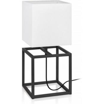 Lámpara de mesa CUBE Negra 1 bombilla E27