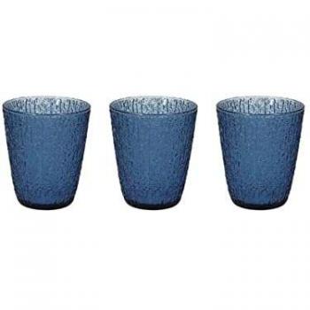 VASO VIDRIO COLOR DAVOR SET 3U