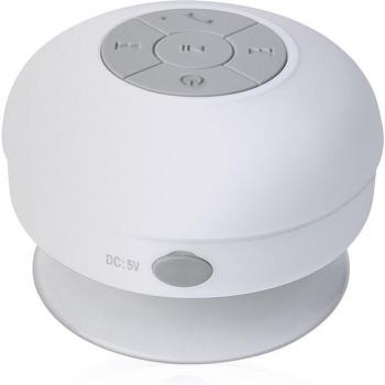 Altavoz Rariax Bluetooth con ventosa resistente al agua, ideal para la ducha