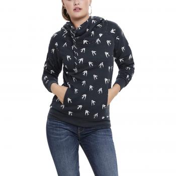 Only Onljalene L/s Hood AOP CS Swt, Capucha para Mujer,