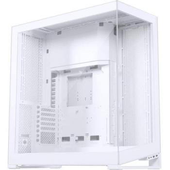 Phanteks NV9 Full Tower Doble Cristal Templado USB-C Blanca - Caja de ordenador con diseño de torre completa, paneles laterales de cristal templado, puertos USB-C, compatible con refrigeración líquida y aire,