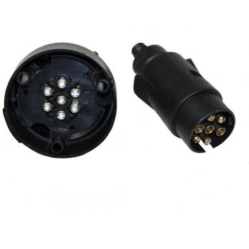 Aerzetix 3800946601043 clavija para remolque y conector de pines 7 pines