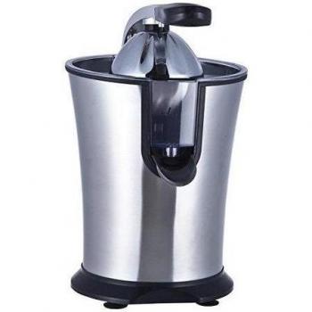 PRIXTON - Exprimidor Electrico de Naranjas Automatico, Exprime Zumos Fácilmente con 160 W de Potencia y 800 ml de Capacidad, Negro/Acero Inoxidable, Medidas 31x20x32 cm | XP1