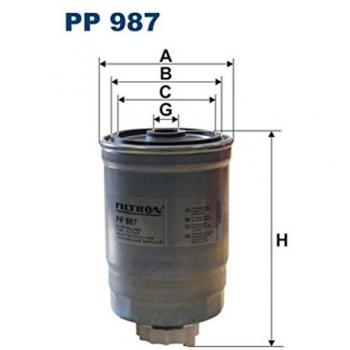 Filtron PP987 Inyección de Combustible