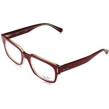 Ray-Ban 0rx5388-5987-53 Gafas, Red ON Transparent Grey, 53 para Hombre