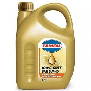 Aceite de motor Tamoil Sintético 5W40 para gasolina y diésel - 4 litros