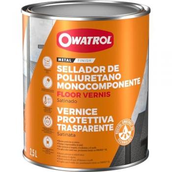 Barniz Incoloro de Poliuretano para Metales en Interior Owatrol - 2,5 Litros