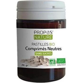Tabletas neutrales bio sin azúcar Propos Nature 60 comprimidos