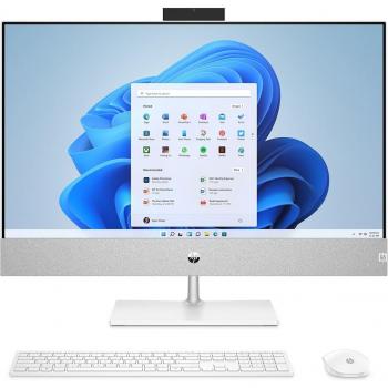 HP Pavilion 27-ca2063ns All-in-One Desktop PC with Intel Core i7, 16GB RAM, 512GB SSD, Nvidia GeForce RTX3050 4GB Graphics, 27-inch Display, Windows 11