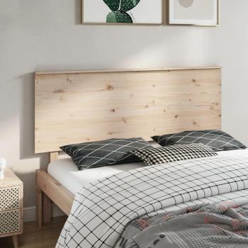 Cabecero de cama de madera maciza de pino 164x6x82,5 cm