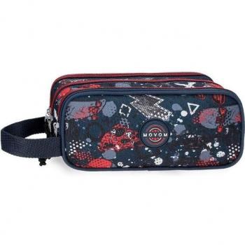 Estuche Movom Free Time Tres Compartimentos Marino
