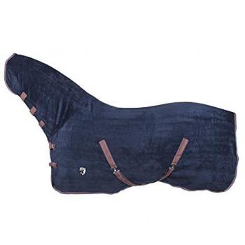 Horka forro polar alfombra Teddy fija cuello, azul, 5ft 9