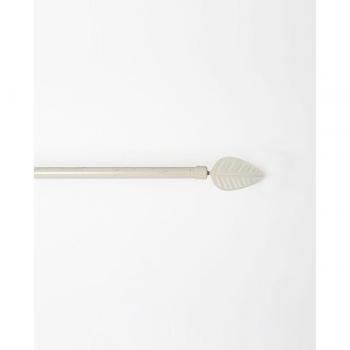 Barra Cortina Eden Fulla Blanco - Elegante Diseño con Soportes y Anillas Incluidos