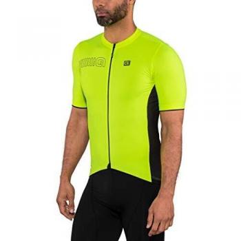 Camisa de Ciclismo Ale para Hombre, Manga Corta, Color Sólido, Talla L