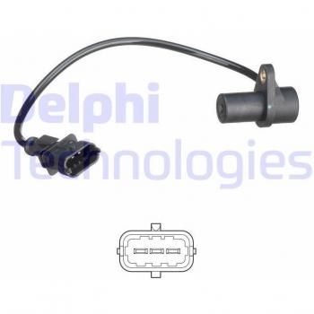 Sensor de posición del cigüeñal DELPHI SS11491, tipo: sensor de cigüeñal, características: diseño preciso para una lectura exacta de la posición del cigüeñal, alta resistencia a temperaturas extremas, fácil