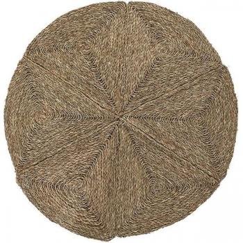 Alfombra DKD Home Decor Natural 120 x 1 x 120 cm