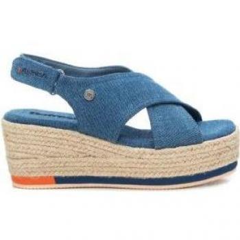 Sandalia de cuña Refresh 171872 Jeans con hebilla