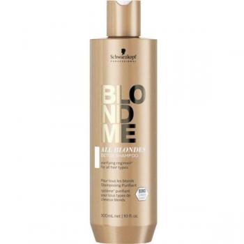 Schwarzkopf Professional BlondMe All Blondes Detox Shampoo 300ml - Purifying Shampoo for Blonde and Highlighted Hair