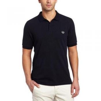 Fred Perry Mens Plain Signature Polo Shirt - Navy - Size L - Male