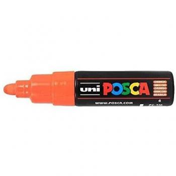 POSCA – Juego de 3 rotuladores punta Large cónico PC7 M of naranja oscuro