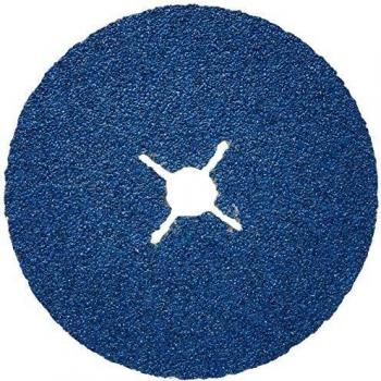Bosch 2 608 606 740 - Disco lijador de fibra para amoladora angular, corindón de circonio - 180 mm, 22 mm, 24