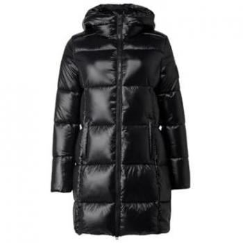 Save The Duck Women's Black Ines Puffer Jacket - Size OS/XS