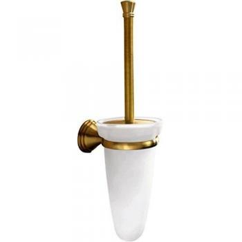 Gedy 75330344200 Escobillero de Pared, Bronce, 14.5x10.9x41.8 cm