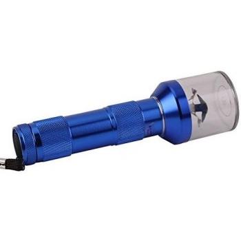 Moledora de Tabaco Especia Hierba Grinder de Aluminio Forma de Linterna