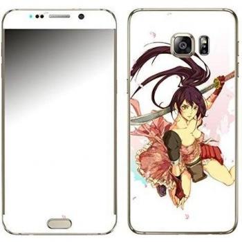 Motivos Disagu Design Skin para Samsung Galaxy S6 edge +: Mangagirl-Samurai