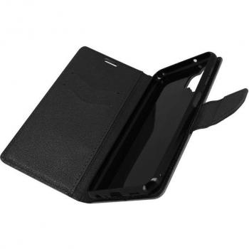 Funda Samsung Galaxy A13 con Solapa, Tarjetero y Soporte de Vídeo en color Negro