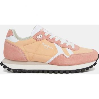 Zapatillas Pepe Jeans Brit-On Print Naranja para Mujer