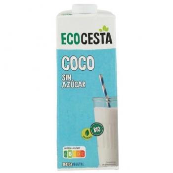 Bebida Vegetal de Coco Sin Azúcar Bio Ecocesta 1L