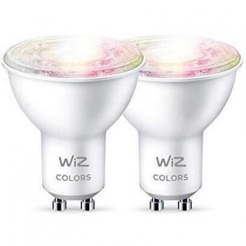 WiZ Colors Smart LED Bulb PAR16 GU10 4.7W RGBW Dimmable 2-Pack