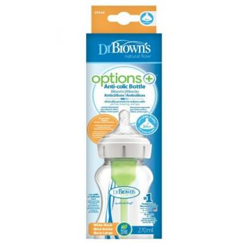 Dr. Brown's Options+ Biberón Boca Ancha 270 ml