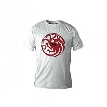 JUEGO DE TRONOS TEXTIL CAMISETA TARGARYEN BLANCA CHICO TALLA M