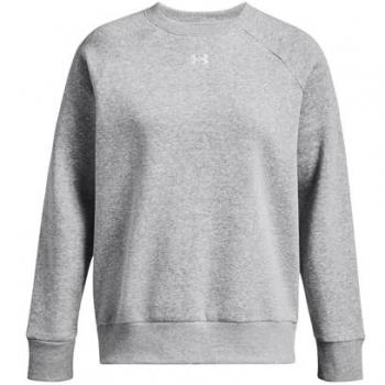Under Armour Women's Rival Fleece Crew Sweatshirt - Light Heather Gray XS