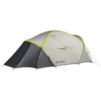 Salewa Sierra Leone II Tienda Domo de Doble Pared para 2 Personas, 3 Estaciones, Gris Claro/Cactus, Talla Única